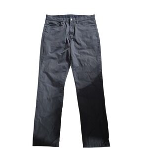 English Laundry Pants Mens 32x30 Gray Stretch Chino Casual Flat Front 5 Pocket